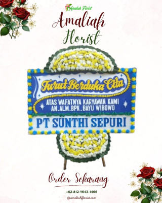Papan Bunga Duka di Pasirhalang