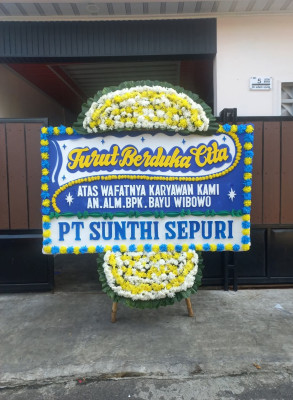 Papan Bunga Duka di Pasirhalang